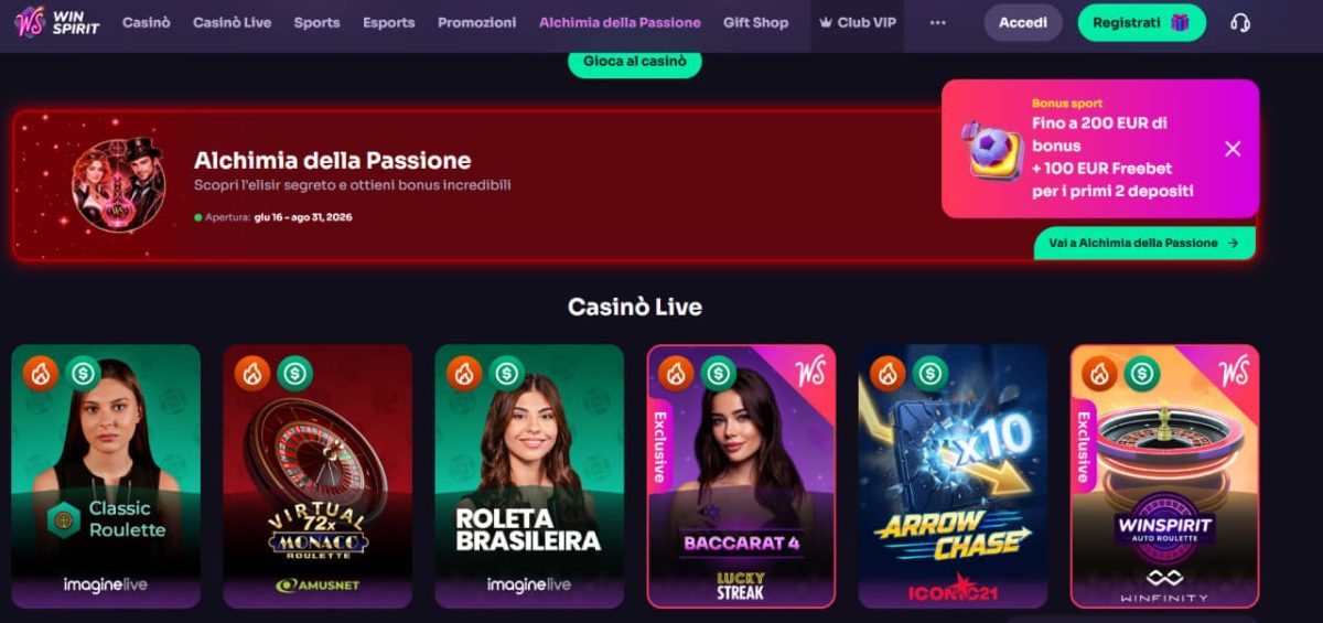 WinSpirit Casino image 1